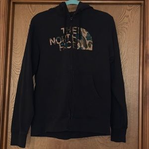 Men’s North Face zip up hoodie